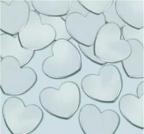 Fanci Fetti Silver Hearts Confetti, 1 oz