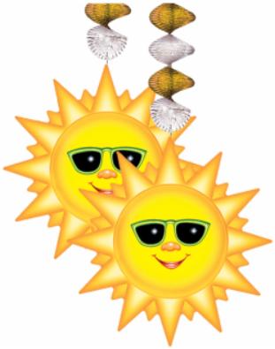 30-Inch Sunburst Danglers, 2-Pack
