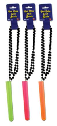 Test Tube Shot Bead Necklace, Assorted