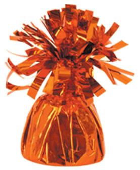 Beistle Orange Foil Balloon Weight
