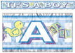 Metallic It's a Boy Banner