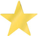 20-Inch Gold Die-Cut Foil Star Decoration