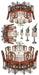 Black Tie Dining Props, 12-Piece Pack