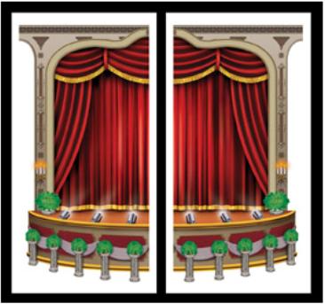 BLACK TIE STAGE PROP (1/PKG) 5'