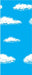 Sky 8-Bit Backdrop, 4 ft x 30 ft