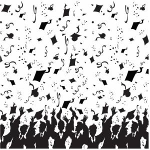Graduation Party Backdrop, 4 ft x 30 ft