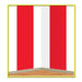 RED & WHITE STRIPE BACKDROP 4'X30'