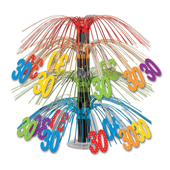 Number 30 Cascade Centrepiece, 18 Inch