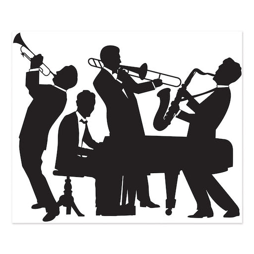 Great 20's Jazz Band Insta-Mural, 1 Per Package