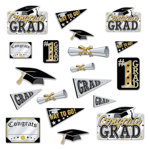 Graduation Cutouts, 20 Count
