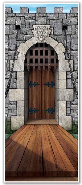 Castle Door Cover, 1 Count