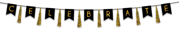 Celebrate Tassel Streamer