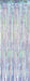 1-Ply Iridescent Fringe Curtain, 1 Count