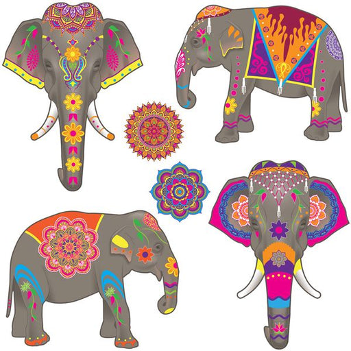 Elephant Cutouts, 6 Count