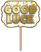 Foil Good Luck Yard Sign, 10 x 14.5 Inches