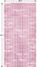 SQUARE CURTAIN PINK 6'6"X3'2.25" 1/PKG