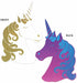 29-Inch Double-Sided Unicorn Cutout