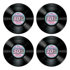RECORD CUTOUTS 4/PKG