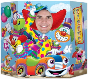 Accessoire photo voiture de clown, 94 x 63,5 cm