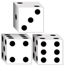 Dice Favor Boxes, 3 Count