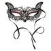 Metal Filigree Masquerade Mask, One Size