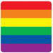 RAINBOW COASTERS 3½" (8/PKG)