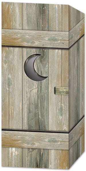 Outhouse Centerpiece, 8¾ × 3¾ Inches