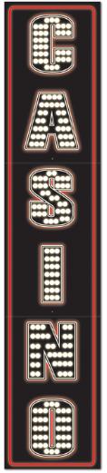 6 ft Jointed Casino Pull-Down Cutout
