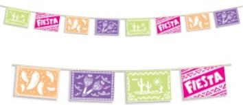 Fiesta Picado Pennant Banner, 12 ft