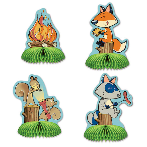 MINI DÉCO. AMIS DE LA FORÊT 4/PAQ