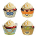 Woodland Friends Cupcake Wrappers, 8 Pack