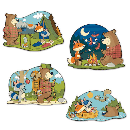 Découpes Amis de la forêt, paquet de 4