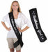 Birthday Girl Satin Sash, Black & Silver