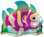 13-Inch Glittered Fish Centerpiece