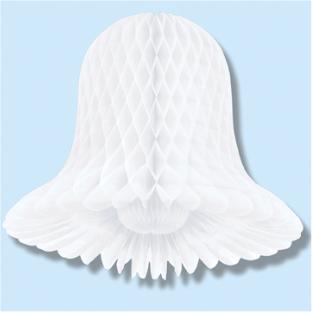 15" WESTMINSTER BELL WHITE 2/PKG