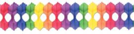 Rainbow Arcade Garland, 12 ft