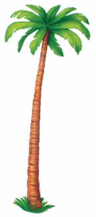 6 ft Jointed Palm Tree Decoration