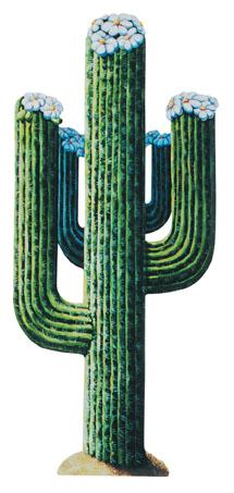 Jointed Cactus Western Party Decoration, 4 ft 3 in