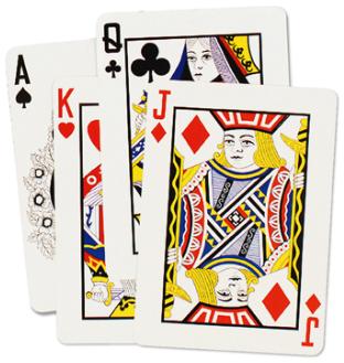 18-Inch Playing Card Cutouts, 4-Pack
