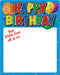 Birthday Partygraph Decoration, 18 x 23 Inches