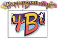 35-Inch Happy Birthday Expandable Decoration with Balloon