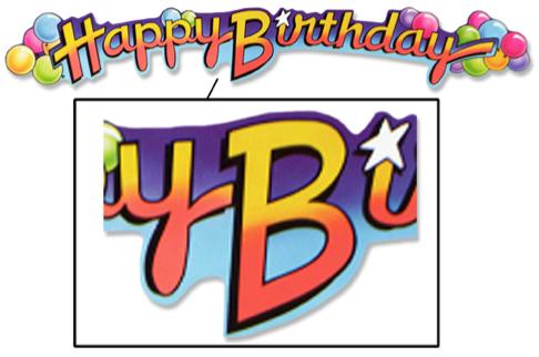 35-Inch Happy Birthday Expandable Decoration with Balloon