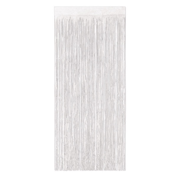 White Gleam 'N Curtain Party Decoration, 1-Ply