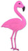 22-Inch Foil Flamingo Silhouette Decoration