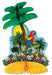 12-Inch Tropical Island Centerpiece