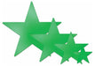 12-Inch Green Foil Star Decoration