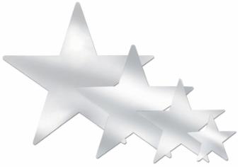 15-Inch Silver Foil Star Decoration