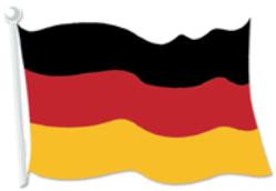 18-Inch German Flag Cutout