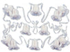 24' BELL STREAMER WHITE 1/PKG