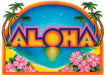 25-Inch Aloha Sign for Luau Parties
